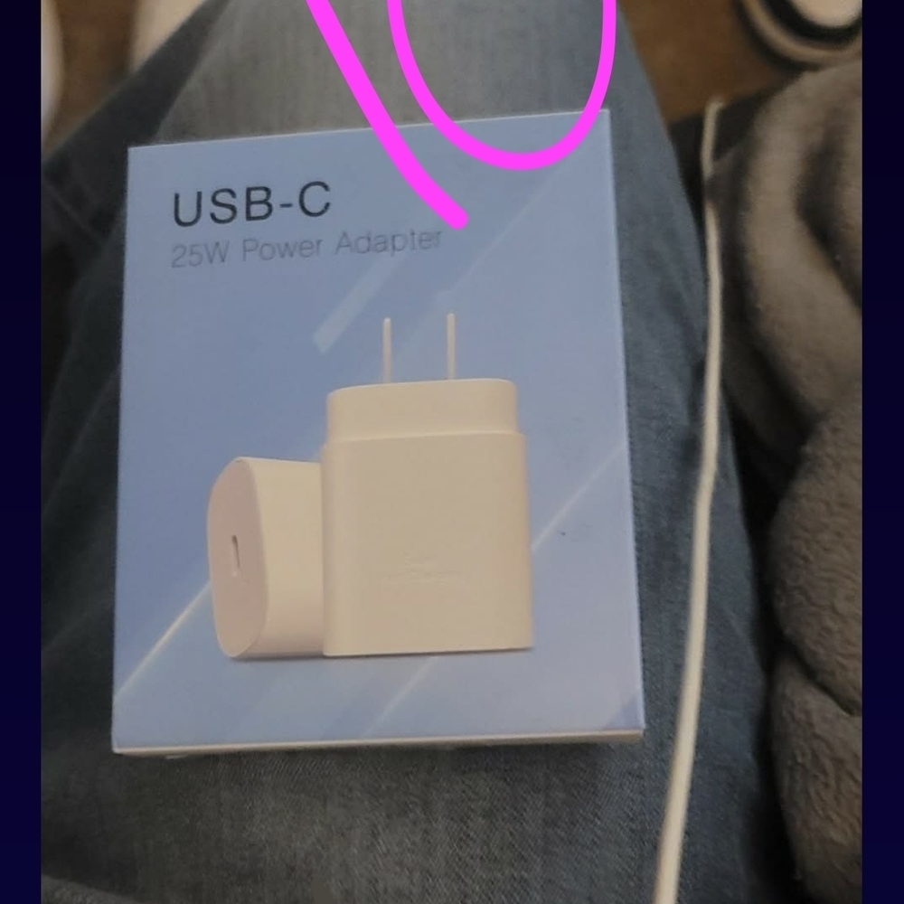 High-Speed USB-C Power Adapter - White